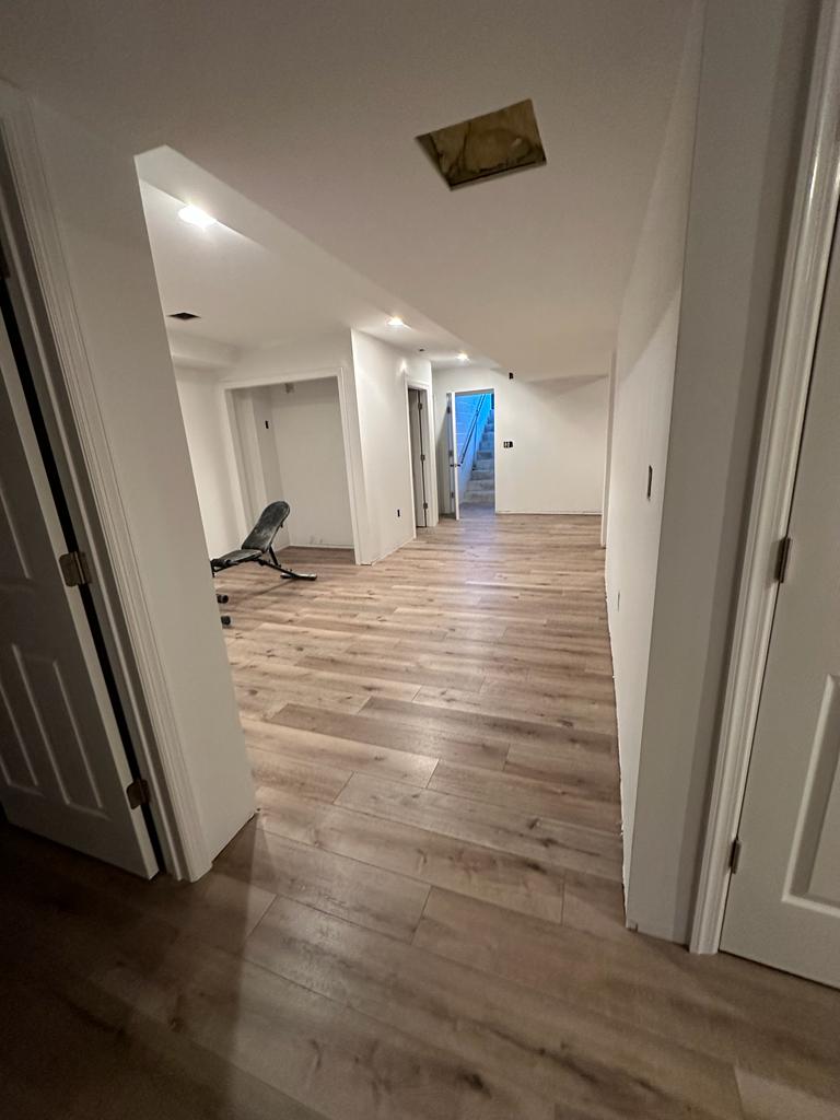Luxury vinyl plank flooring