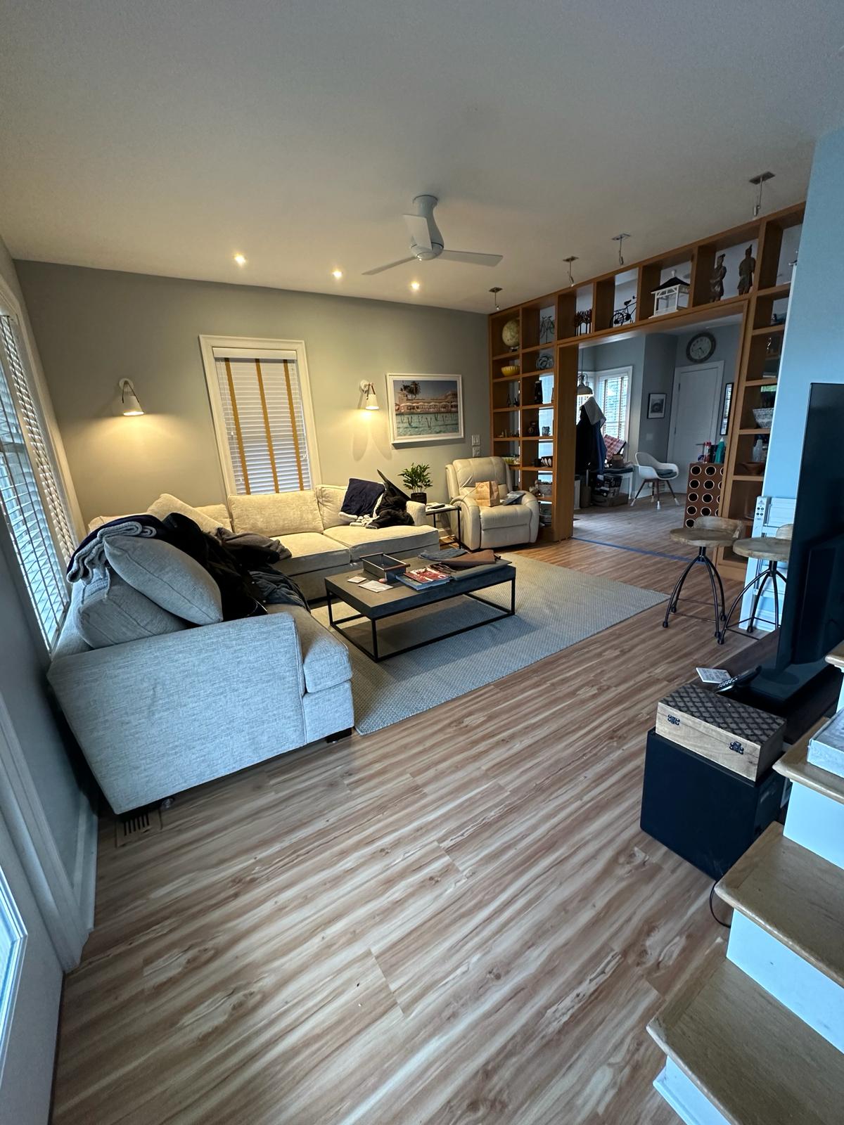 Floor refinishing